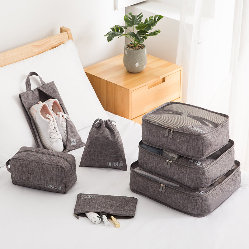 7 in 1 Travel Organizer Bag Set